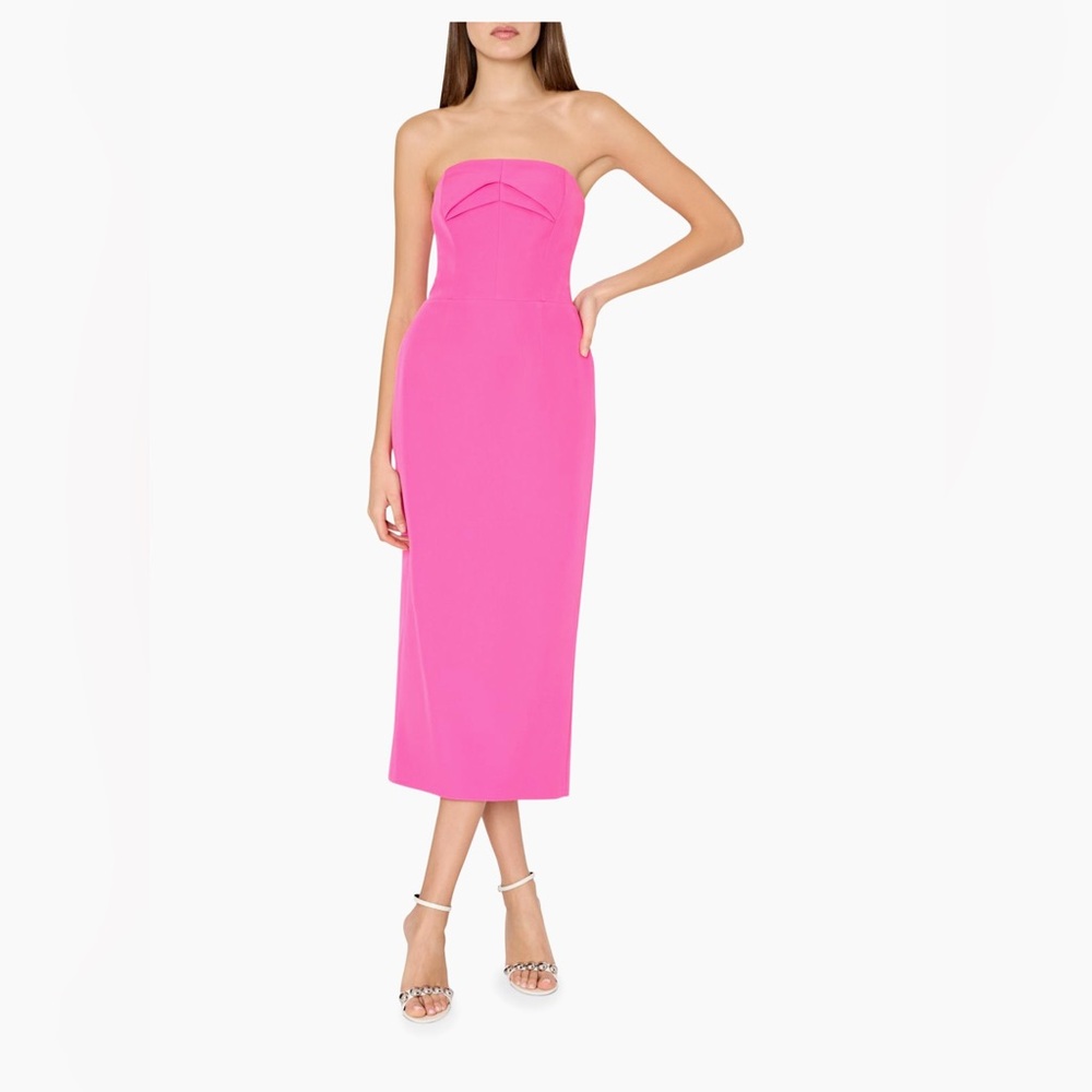 Milly - Taylor Cady Triangle Pleat Midi Dress